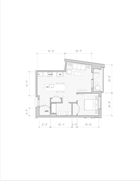 a floor plan of a house